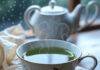 A Beginner’s Guide to Tea Types & Traditions "A chipped teacup steaming with green tea"