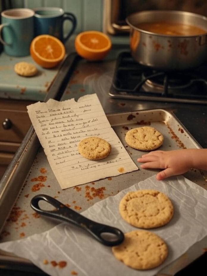 "a slightly blurred vintage kitchen" "a slightly blurred vintage kitchen"